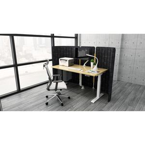 Produktbild für Schreibtisch Celexon eAdjust-58123, weiß / grau