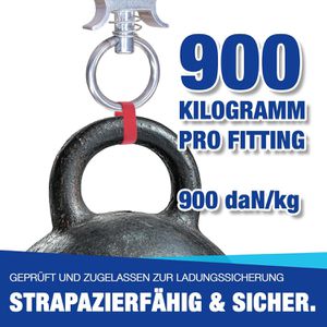 Produktbild für Zurrösen NTG LS.8570 für Airlineschiene