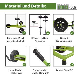 Produktbild für Felgenbaum Trutzholm 72610, aus Aluminium, fahrbar