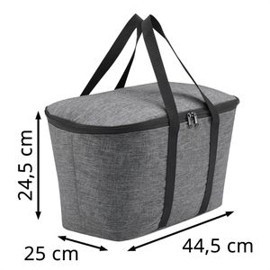 Produktbild für Kühltasche Reisenthel Coolerbag twist silver, faltbar