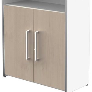 Produktbild für Kombischrank Kerkmann Move 3, ahorn / weiß