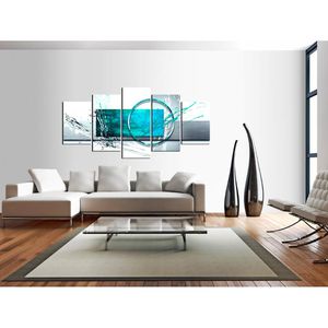 Produktbild für Wandbild Artgeist Türkise Expression