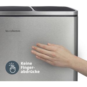 Produktbild für Mülleimer Les-Collectors N982, silber