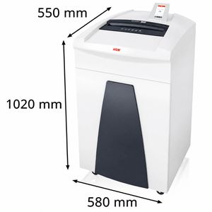 Produktbild für Aktenvernichter HSM Securio P36i, 1854121, mit Rollen &amp; Öler