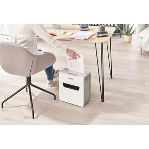 Produktbild für Aktenvernichter Leitz 8093 IQ 3M Protect Premium, weiß