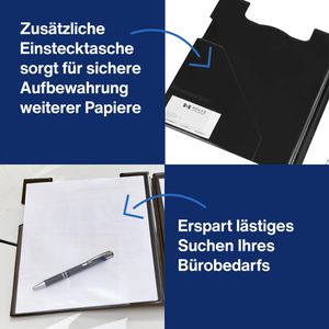 Produktbild für Klemmbrettmappe Magnetoplan 1131612, A4