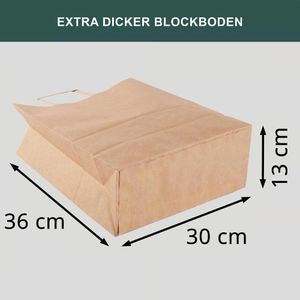 Produktbild für Papiertüten ZURAS braun
