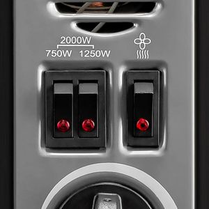 Produktbild für Konvektorheizung Trotec Design TCH 25 E, schwarz