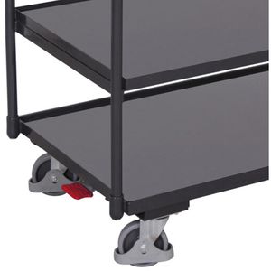 Produktbild für Tischwagen VARIOfit sw-600.600/AG, Metall &amp; Holz