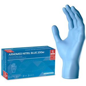 Einmalhandschuhe Arnomed Nitril Blue, blau, 200 Stück
