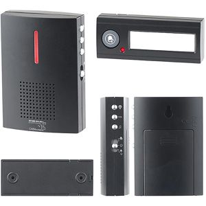 Produktbild für Türklingel Böttcher-AG schwarz, drahtlos, Funk Set