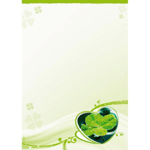 Produktbild für Briefpapier Böttcher-AG dp868, Glücksklee, A4