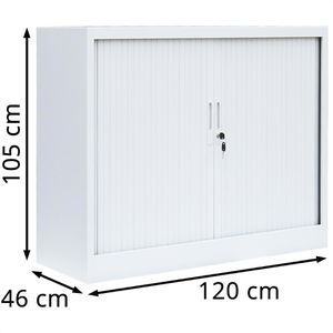 Produktbild für Rollladenschrank Lüllmann 555137, aus Metall