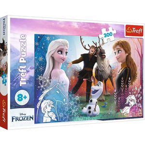 Trefl Puzzle 23006, Disney Frozen - Magische Zeit, 300 Teile, ab 8 Jahre
