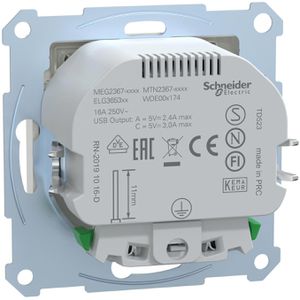 Produktbild für Steckdose Merten System M MEG2367-0319, Unterputz