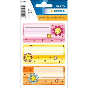 Produktbild für Buchetiketten Herma 5593 Vario, Blumengesichter
