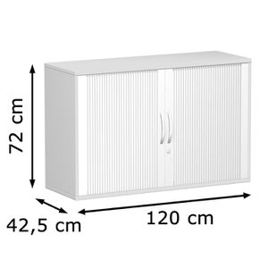 Produktbild für Rollladenschrank Geramöbel Flex, S-312110-SL, aus Holz