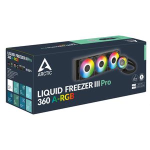 Produktbild für CPU-Kühler Arctic Liquid Freezer III Pro 360 A-RGB, PWM