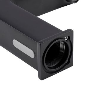 Produktbild für Waschtischarmatur Cornat Square, schwarz matt