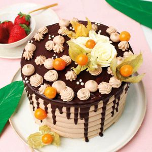 Produktbild für Kuchenglasur Decocino Cake Drip, Zuckerglasur, dunkel