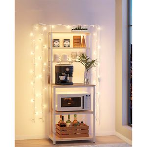 Produktbild für Küchenregal Vasagle KKS024W09, eiche
