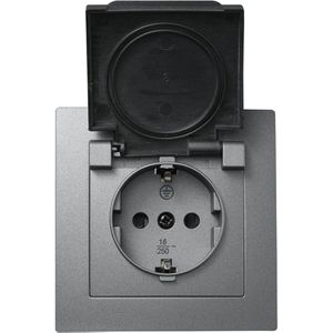 Produktbild für Steckdose McPower Flair IP44, Unterputz