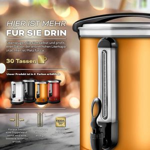 Produktbild für Heißwasserspender Tresko 1385-021, einstellbar 30°C - 110°C