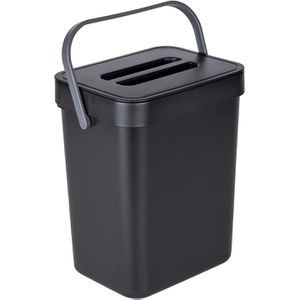 Produktbild für Mülleimer Wenko Tago, schwarz