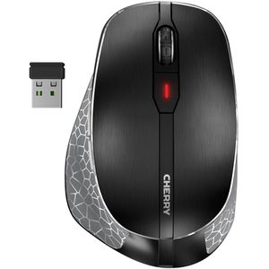 CHERRY Maus MW 8C ERGO, JW-8600, 6 Tasten, 3200 dpi, kabellos, schwarz