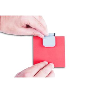Produktbild für Planhalter-Magnetclips Maul Hebel 6240084, grau