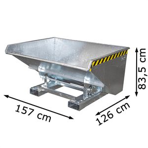 Produktbild für Kippbehälter BAUER EXPO 900, für Stapler