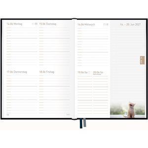 Produktbild für Buchkalender Häfft Chäff-Timer Flower Joy, Jahr 2026/2027