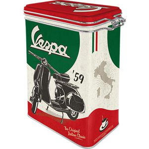 Produktbild für Kaffeedose Nostalgic-Art Vespa The Italian Classic, aus Metall