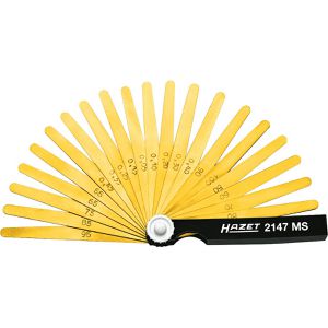 Produktbild für Fühlerlehre Hazet 2147MS, aus Messing, konisch