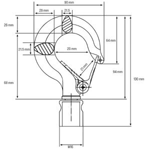 Produktbild für Werkstattkran Güde 24363, Motorkran