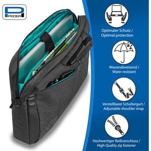 Produktbild für Laptoptasche Pedea Lifestyle, 66065004, schwarz