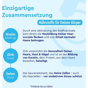 Produktbild für Vitamin-B gloryfeel Biotin Komplex 10.000 µg, 400 Tabletten