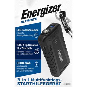 Produktbild für Starthilfe-Powerbank Energizer JE8000, 12V