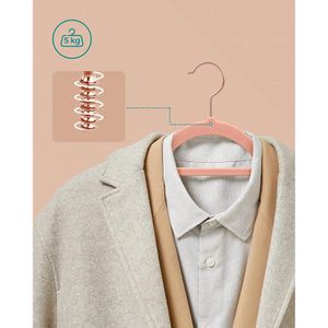 Produktbild für Kleiderbügel Songmics CRF21PK50, aus Kunststoff