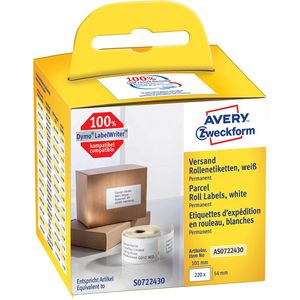 Dymo-Etiketten Zweckform für Dymo 99014, weiß