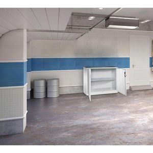 Produktbild für Werkzeugschrank CP-Möbel 8830-000, aus Metall, lichtgrau
