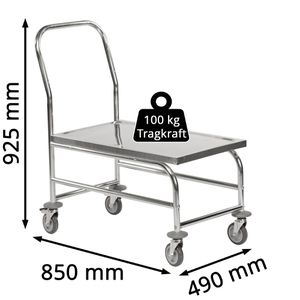 Produktbild für Transportwagen Kongamek KM60363, aus Edelstahl