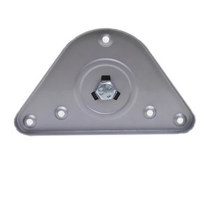 Produktbild für Tischbein Mendler HWC-H36, silber aus Metall