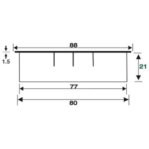 Produktbild für Kabeldurchlass Bachmann 930.303 Loop Round Ø 80 mm