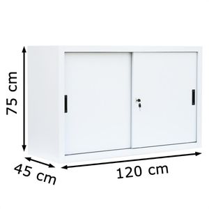 Produktbild für Schiebetürenschrank Lüllmann 550127, Metall