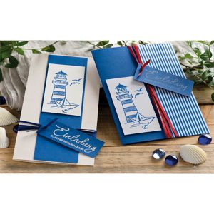 Produktbild für Motivstempel Rayher 29274000 Leuchtturm, aus Holz