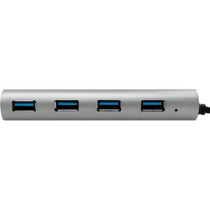 Produktbild für USB-Hub LogiLink UA0309, grau, mit Metallgehäuse