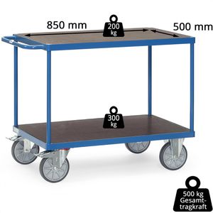 Produktbild für Tischwagen Fetra 24001400, aus Metall &amp; Holz
