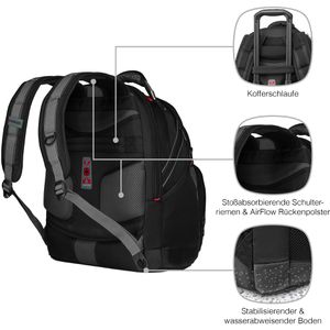 Produktbild für Laptop-Rucksack Wenger Synergy 600635 schwarz/grau