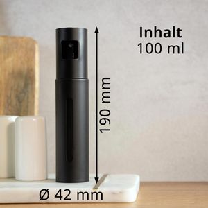 Produktbild für Ölsprüher Schmidt&amp;Kramer Mitternacht, schwarz,Glas &amp; Edelstahl